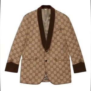 GUCCI GG print blazer